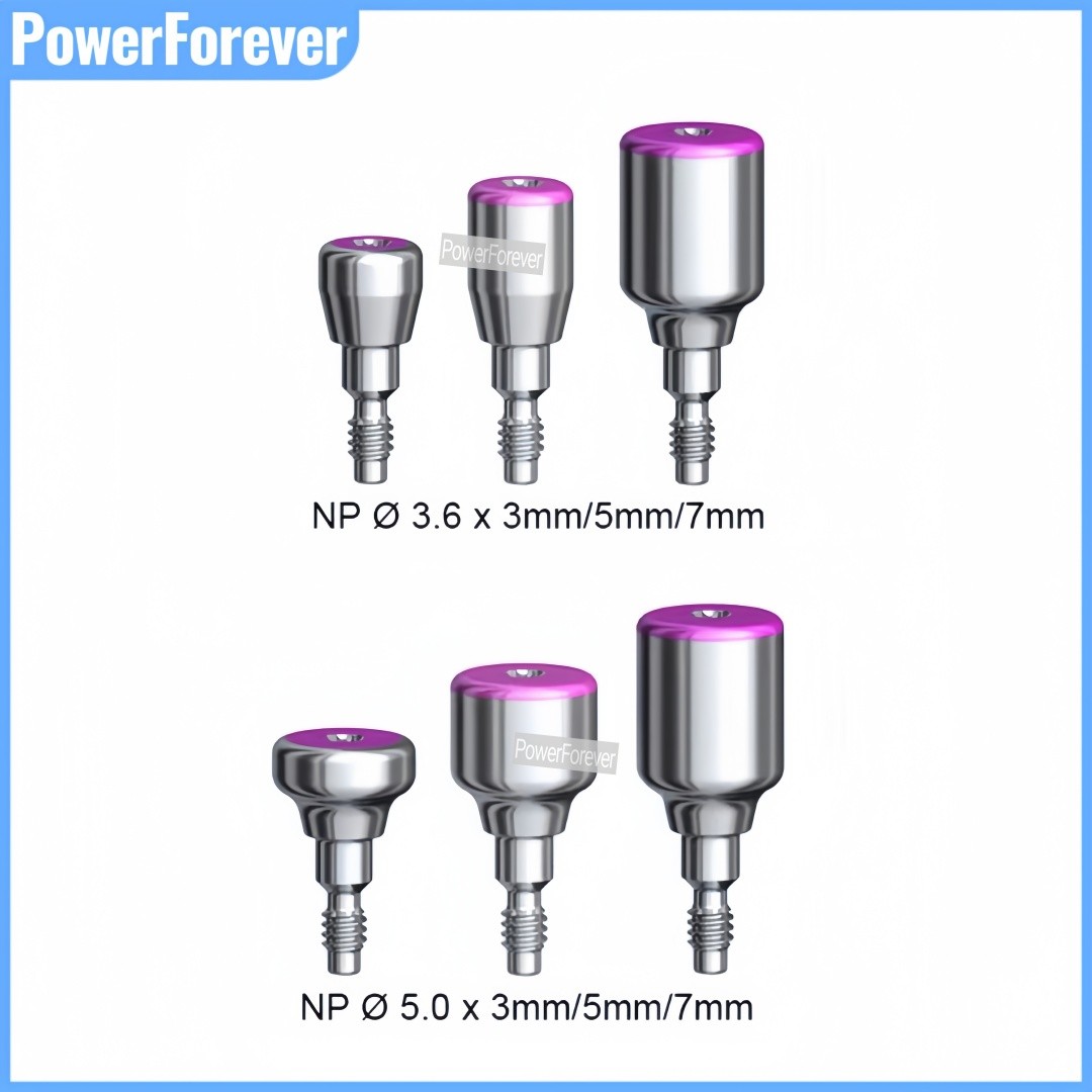NP/RP Dental NOB Healing Abutment Cap Conical Connection Fits Nobel Active Tool