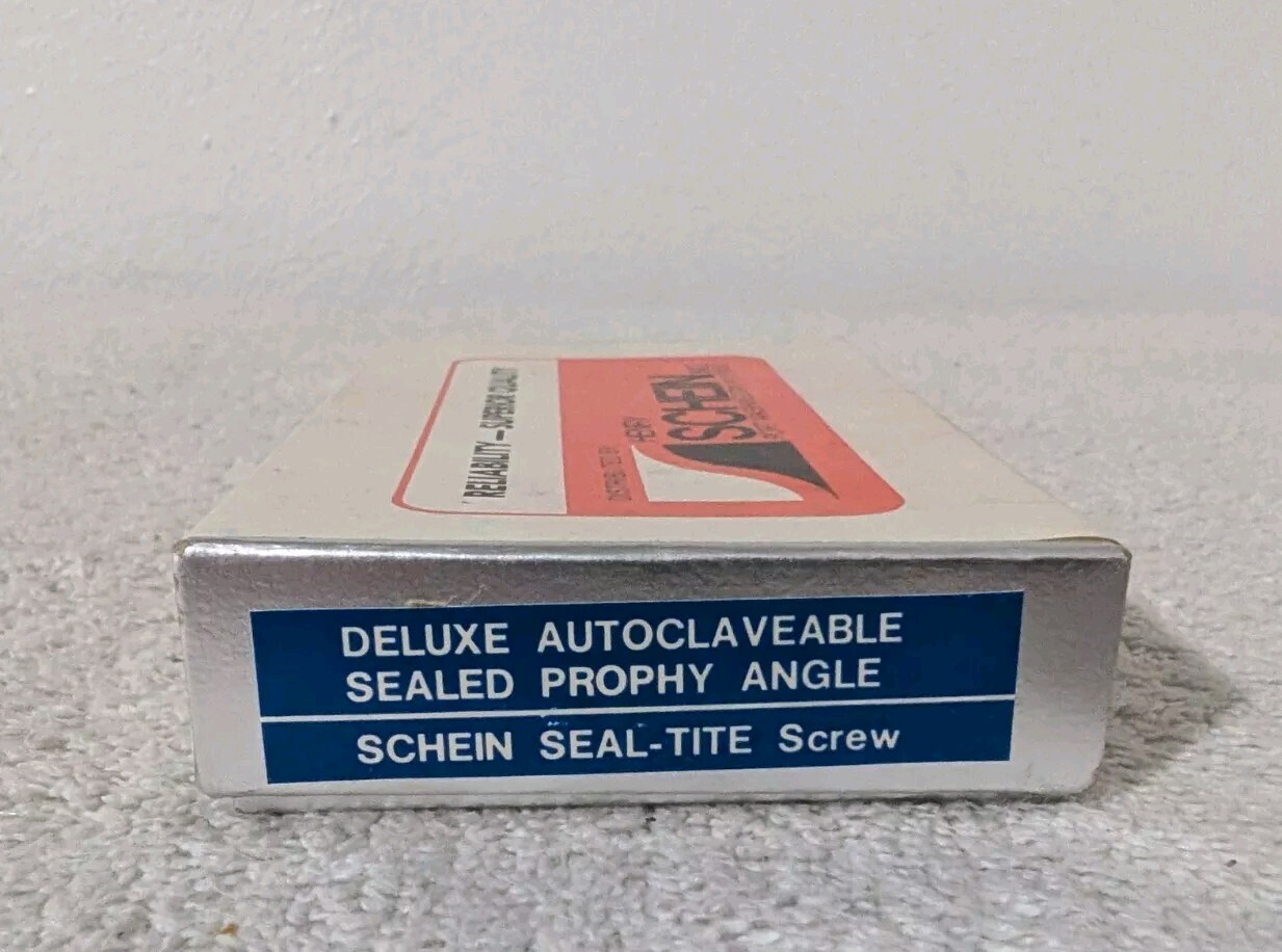 Vintage Henry Schein Deluxe Autoclaveable Sealed Prophy Angle Seal-Tite Screw