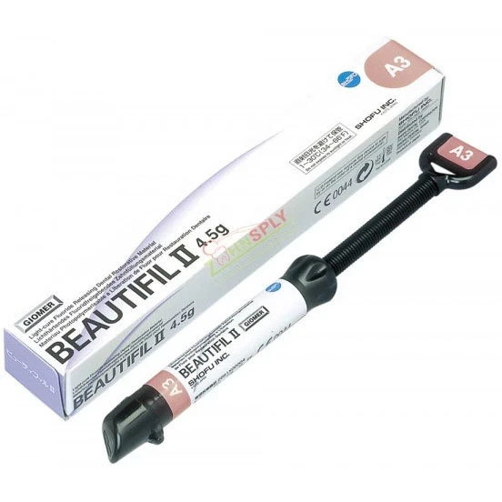 SHOFU Beautifil II 4.5g Dental Composite Fluoride Release Shade A1,A2,A3,A3.5