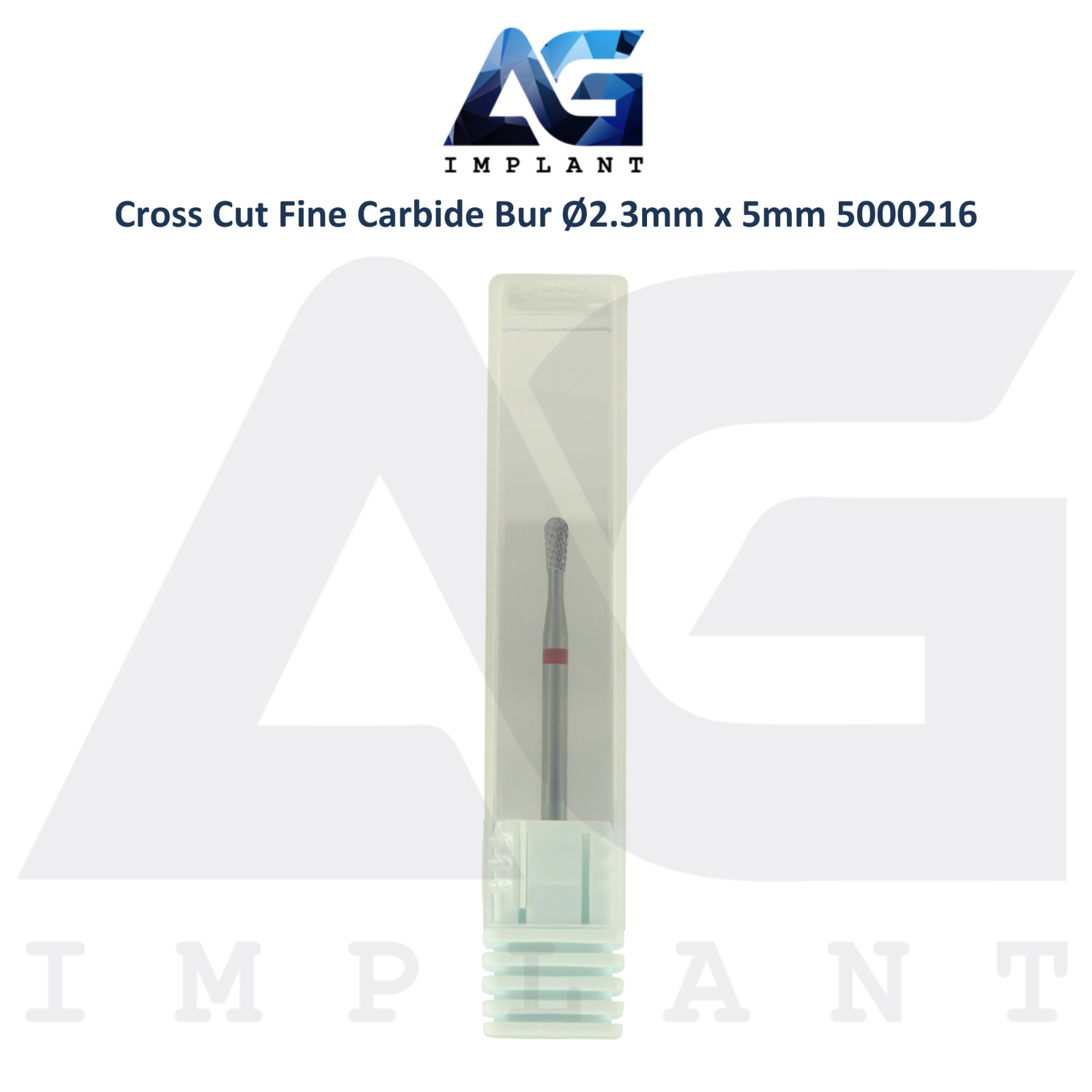 Dental Cross Cut 5000216 Fine Carbide Bur Ø2.3mm x 5mm Lab Supplies