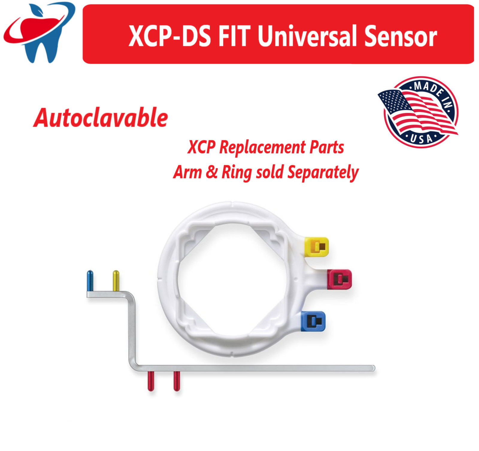Dental XCP-DS FIT Universal Digital Positioning System – Biteblocks, Arm, Rings
