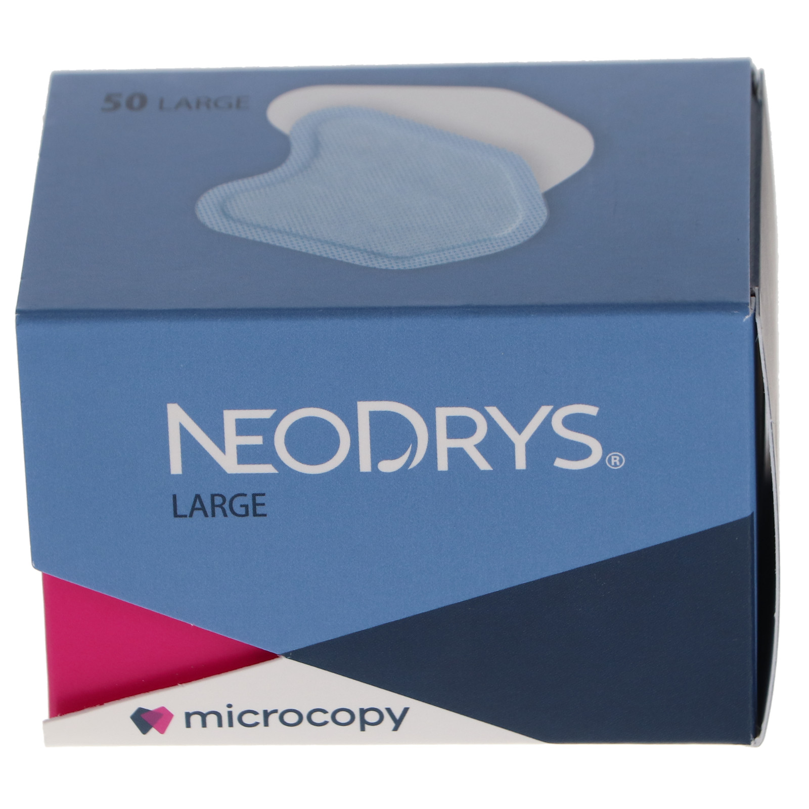 Microcopy Dental NeoDrys Large Blue Saliva Control 50/BX DYL Cotton Roll replace