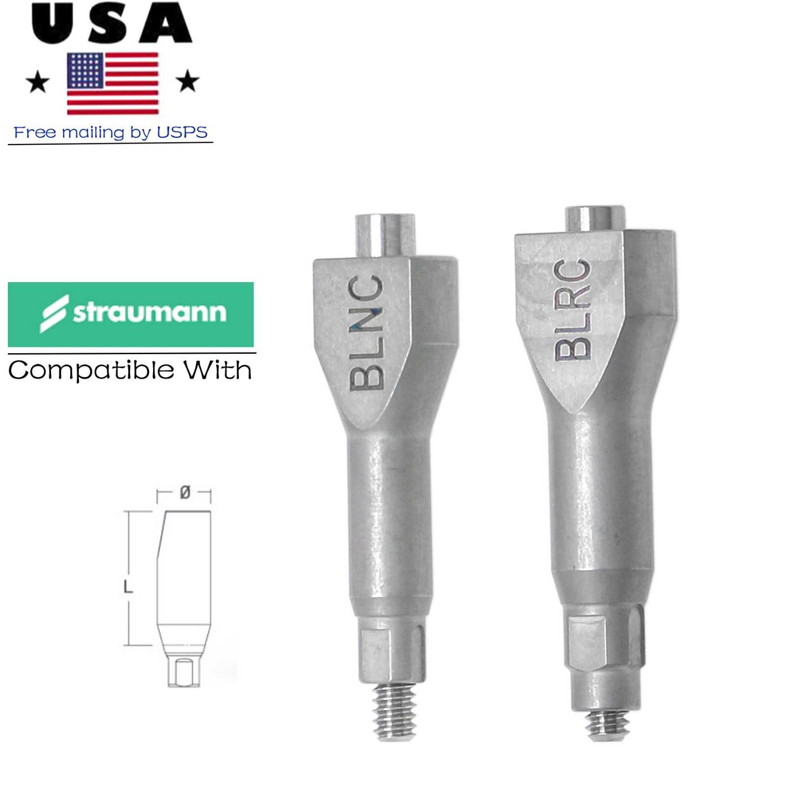 CAD/CAM Digitizes Implants Scanbody For ITI/Straumann B0ne Level CrossFit NC/RC