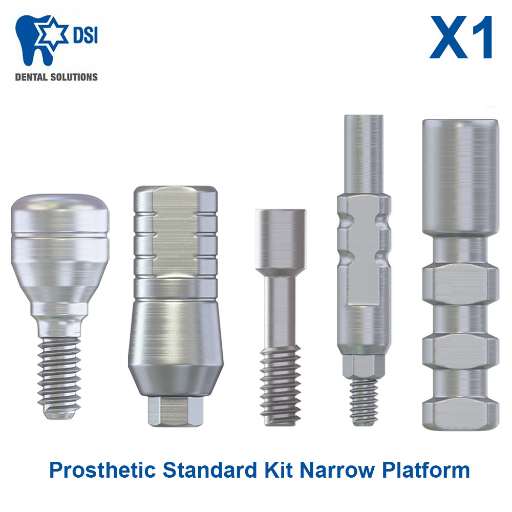 Dental Prosthetic Standard Kit Narrow Healing Cap Transfer Analog Int Hex 2.0