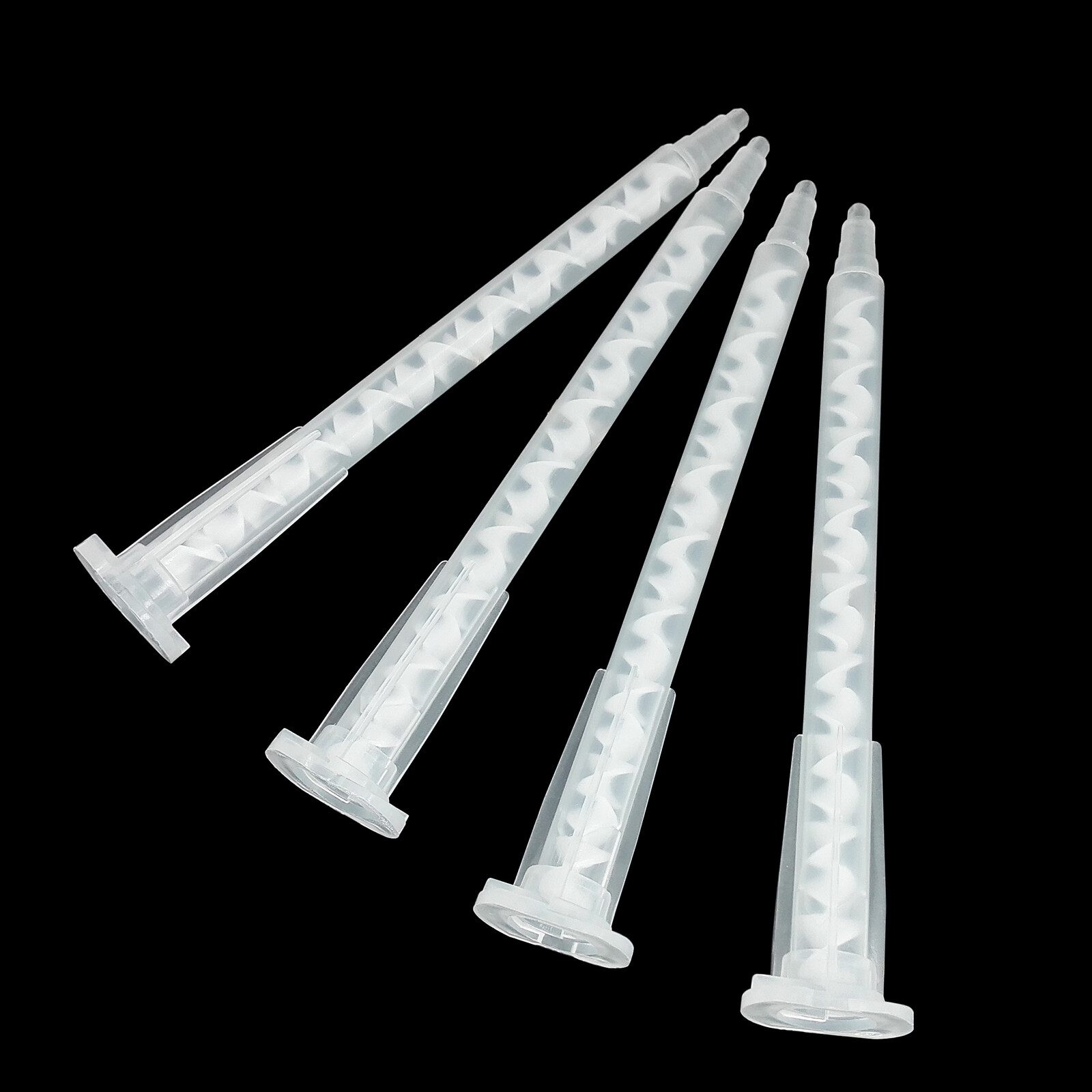 50pc Epoxy Tubes Static Mixer Nozzle Mixing Tip for Adhesive Applicator Cartridg