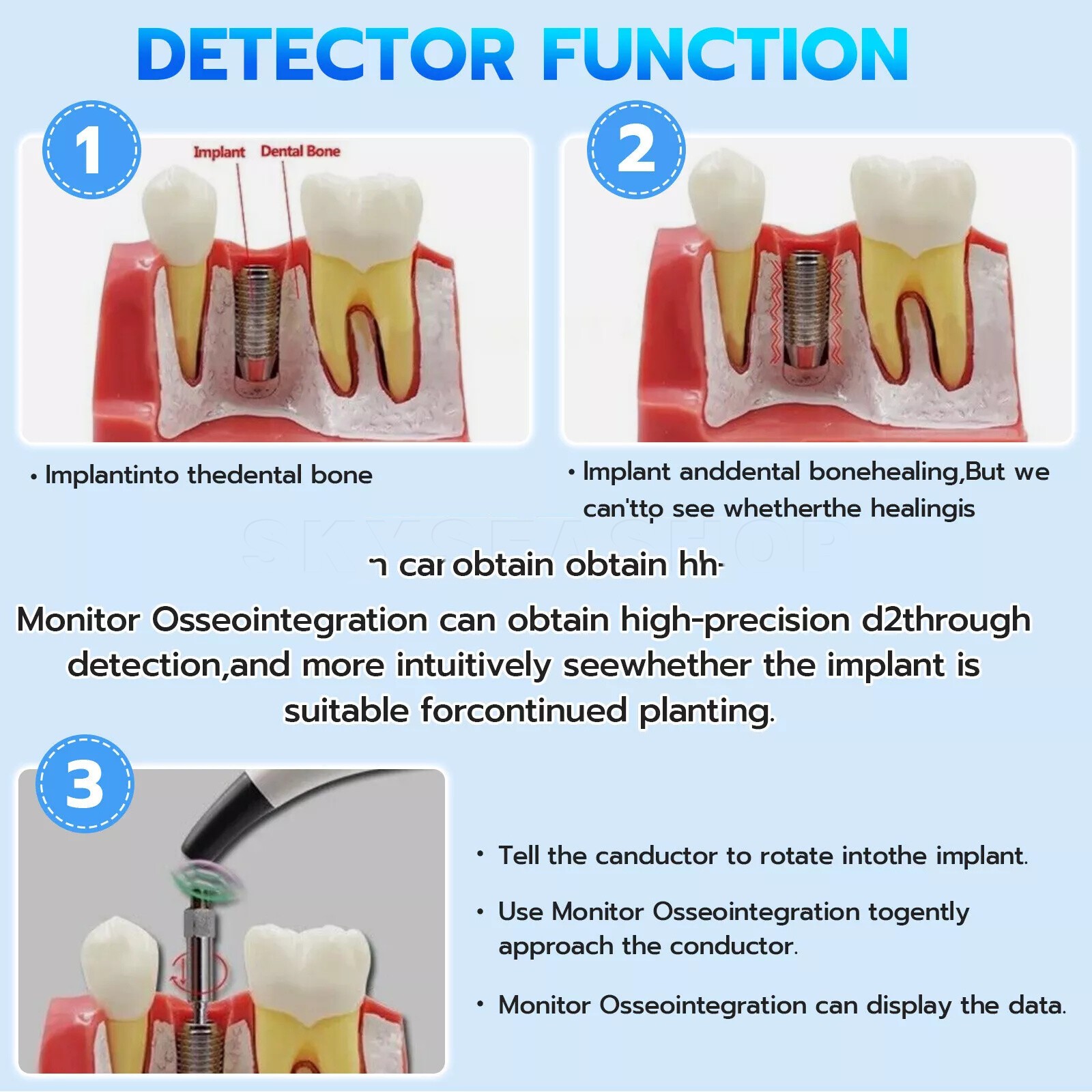 DENTAL ISQ IMPLANT STABILITY METER TOOL INSTRUMENT