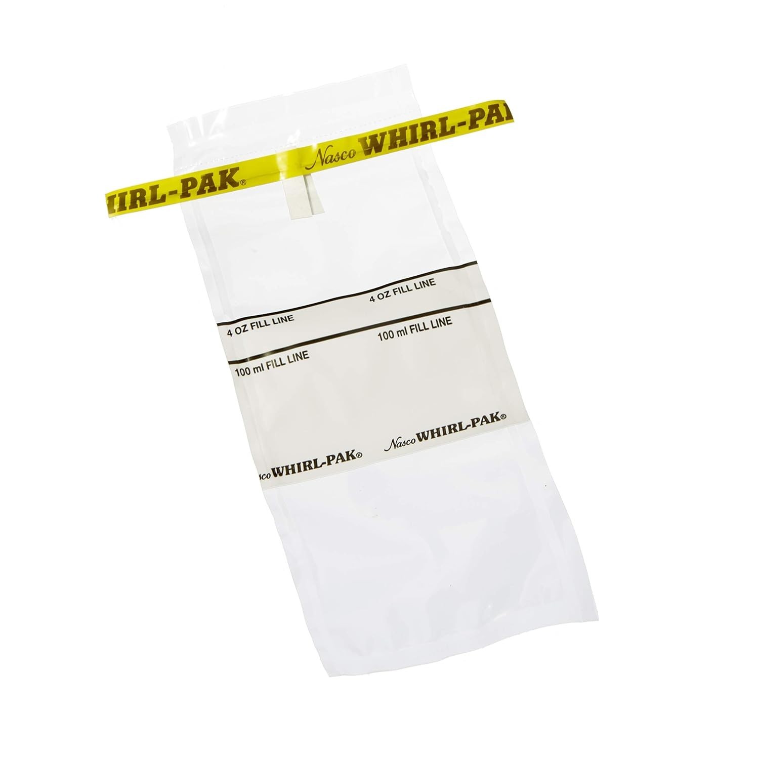 Nasco Whirl-Pak Sample Bag – B01062-4oz/118mL Write-On – Box of 500