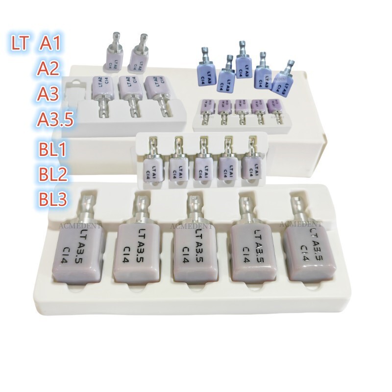 LT C14 Blocks CAD CAM Dental Glass Ceramic Fits Sirona Roland MCXL