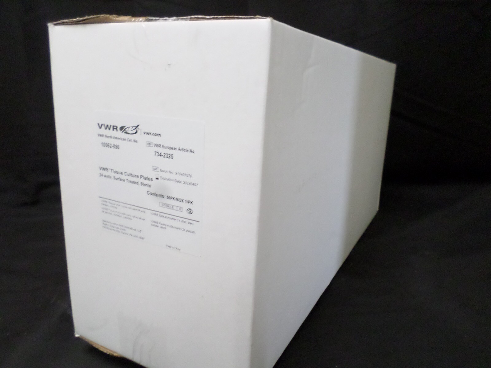 VWR 24-Well Surface Treated Sterile Cell Culture Plates 10062-896 (50/pk)