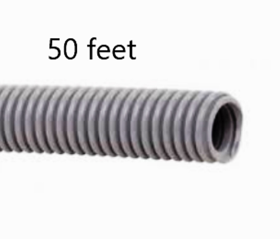 50 feet DCI dental VACUUM TUBING 1/2″ I.D CORRUGATED GRAY 0701 Flexible 50′ roll