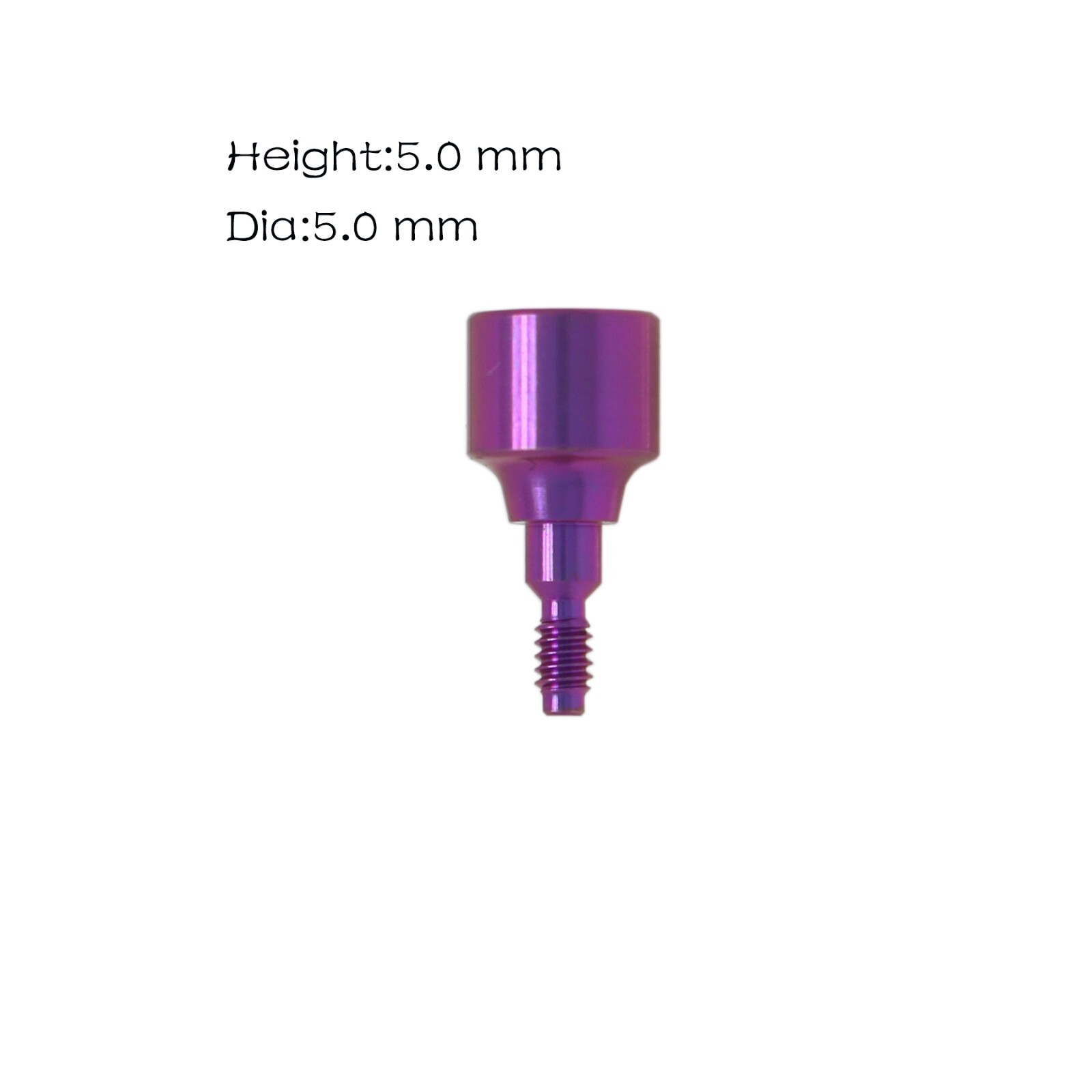 Nobel Healing Cap Abutment Dental NP Fits Nobel Active Φ3.6/5.0mm AH 3/5/7mm