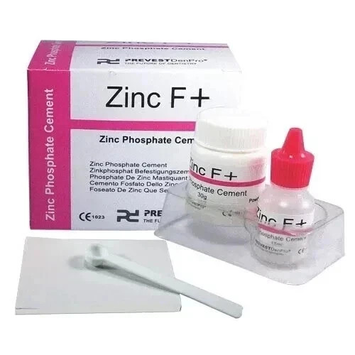 Prevest Denpro Zinc Phosphate15ml Cement Zinc F+ for Crowns and Bridges 30gm- FS