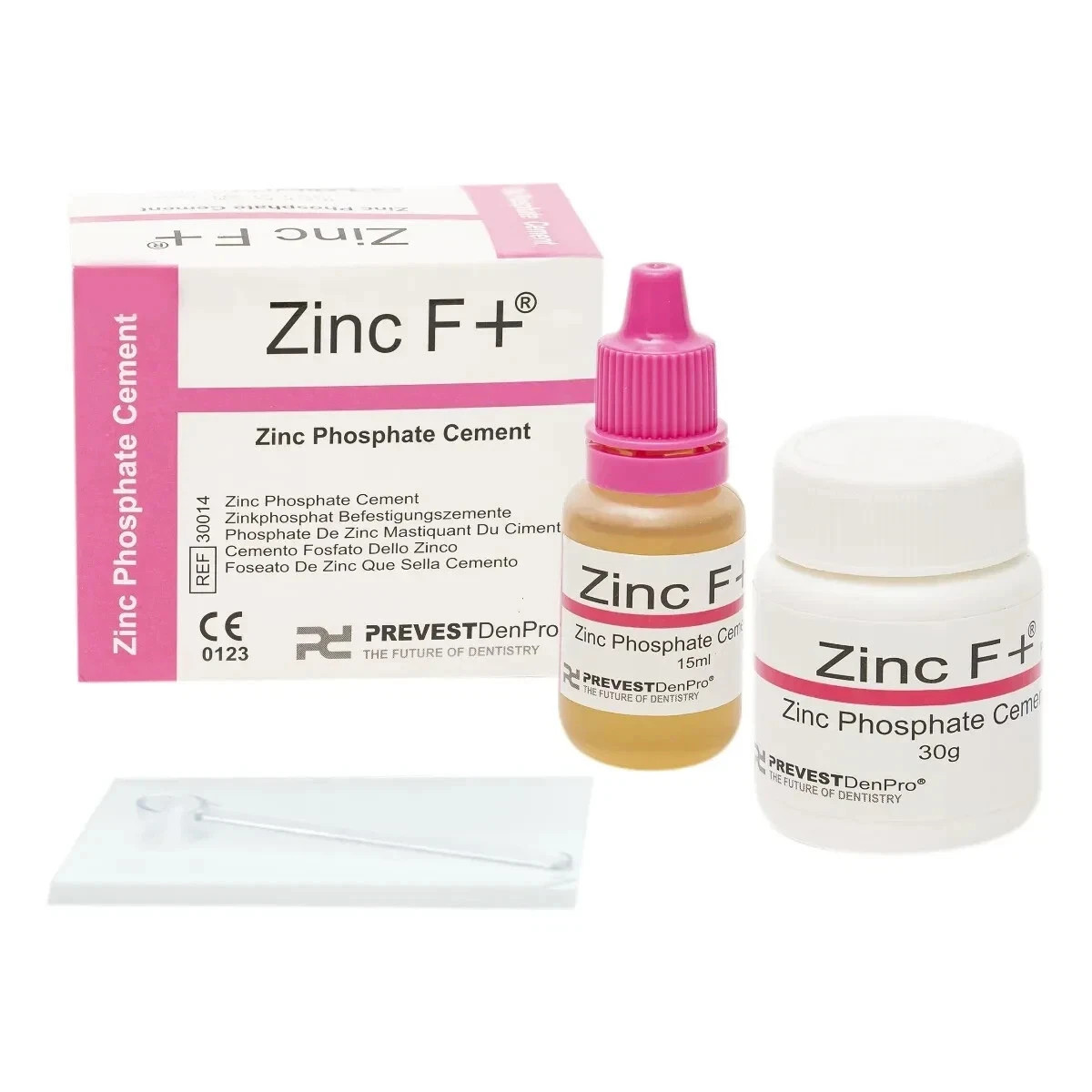 Dental Zinc F + Zinc Phosphate Cement to use as base, lining and luting cement