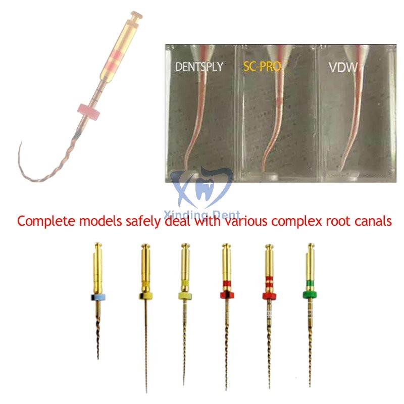 COXO SC PRO Endo Files 21/25mm Rotary Nickel Titanium Root Canal Files