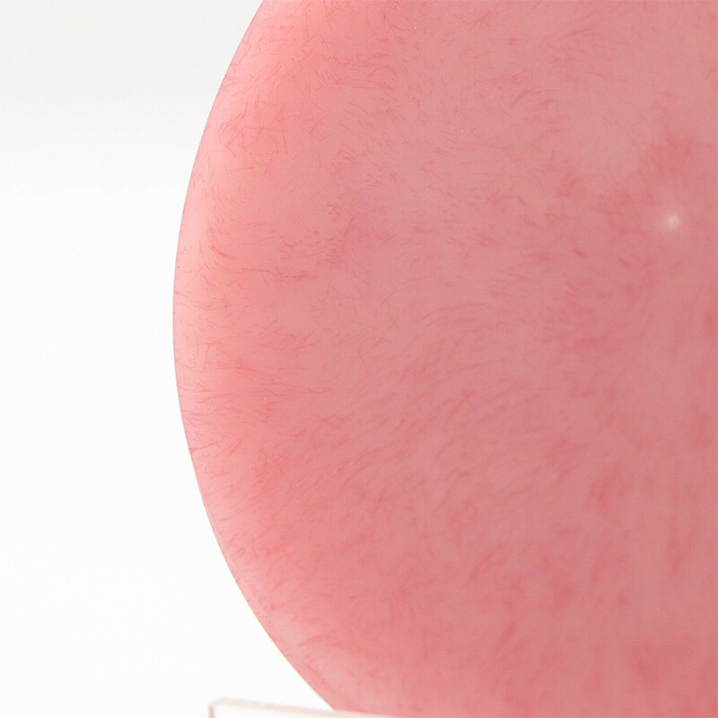 5Pcs Pink 98mm Dental PMMA Blocks with Veins/Bloodshot for Open/Wieland System