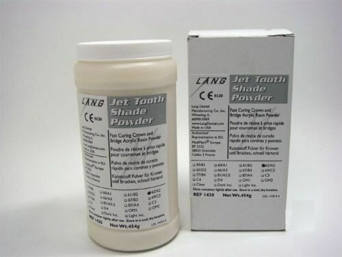 Lang Jet™ Tooth Shade Self Curing Acrylic Resin Crowns Bridges 1lb Shade 62/A2