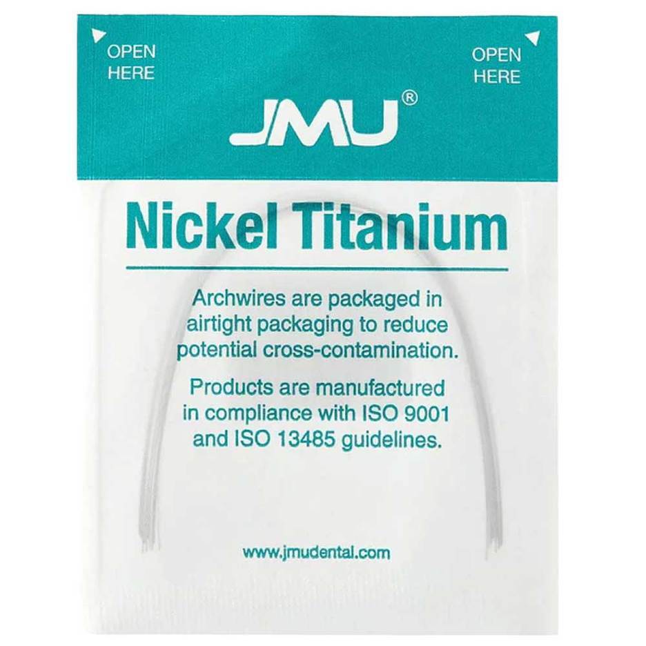 JMU Nickel Titanium Archwire, Expanded, Round, .012″ Universal, 10/Pk