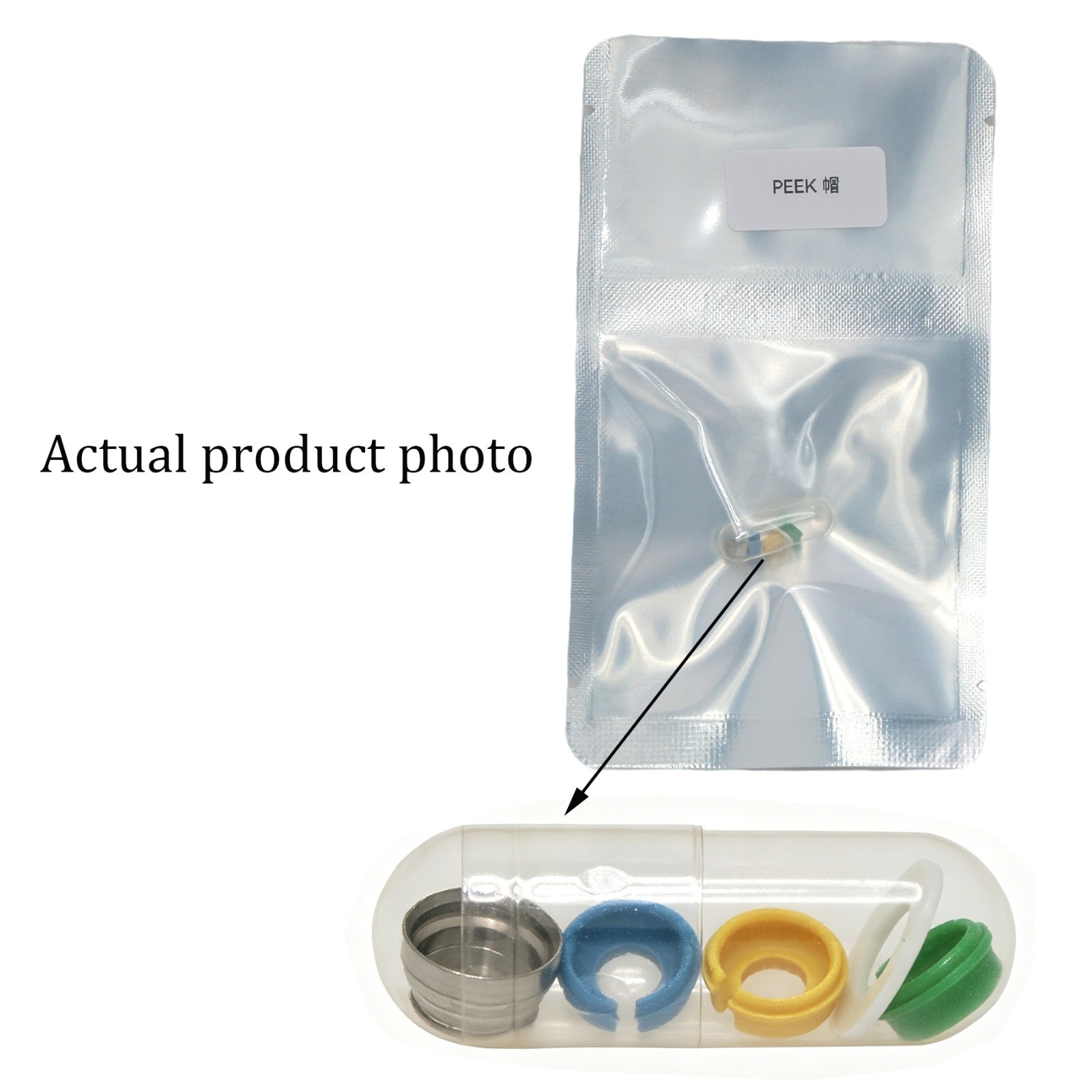 US Dental Novaloc Retention Insert Cap Tool PEEK Inserts Titanium Housing Kit