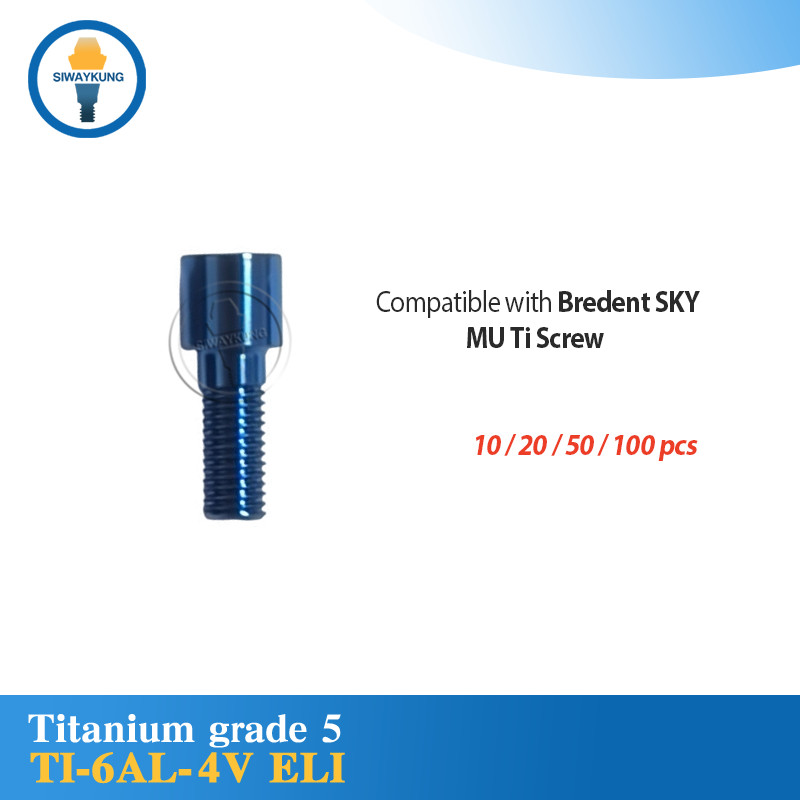 10-100 Pcs Dental Multi unit screw abutment screw MU fit to Bredent SKY