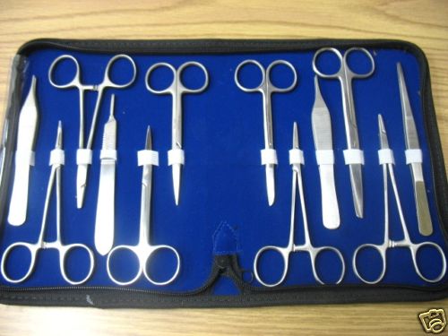 42 PC O.R GRADE MINOR SURGERY STUDENT SUTURE KIT FORCEP