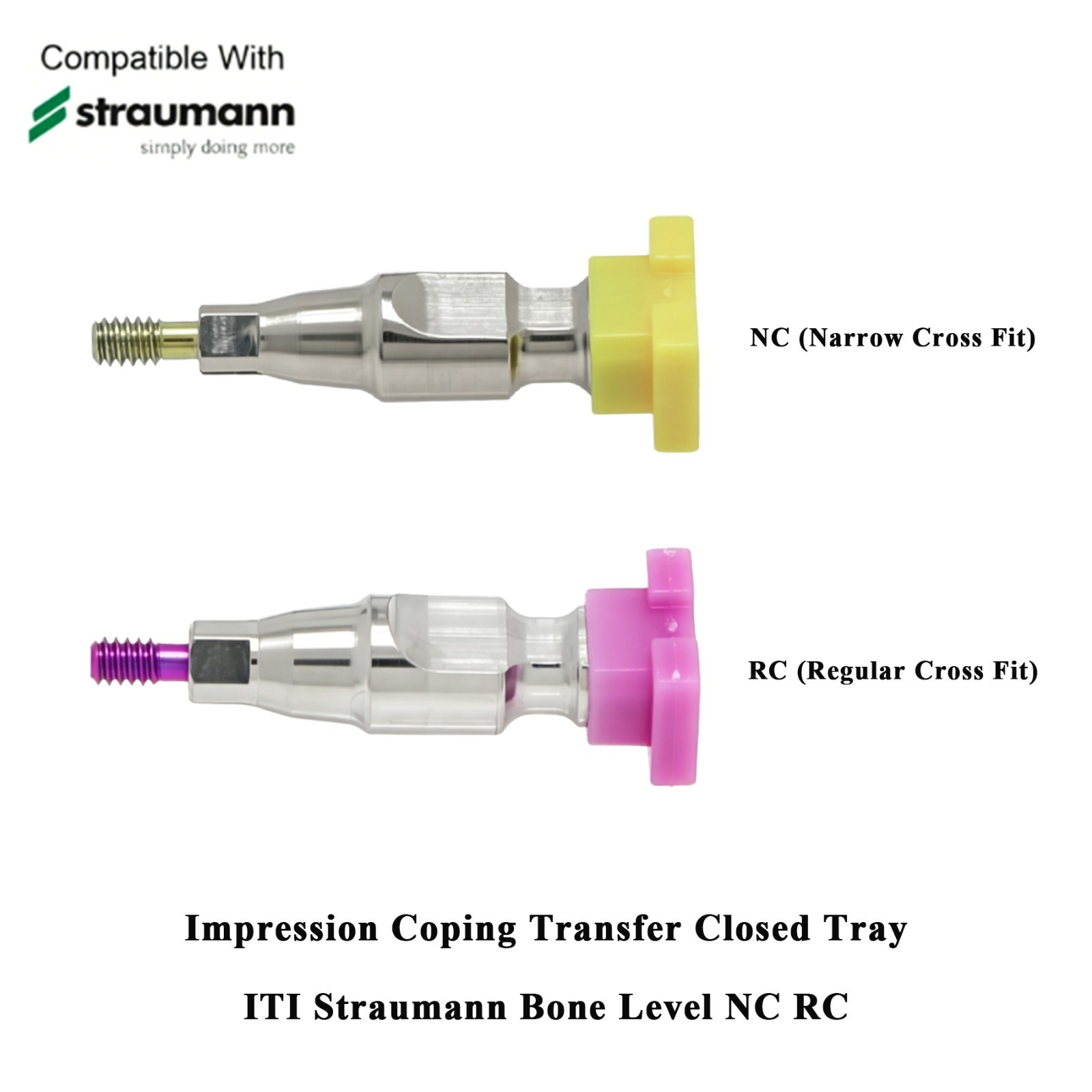 US Straumann ITI NC/RC Implant Scan Body Analog Transfer Impression Coping Tray