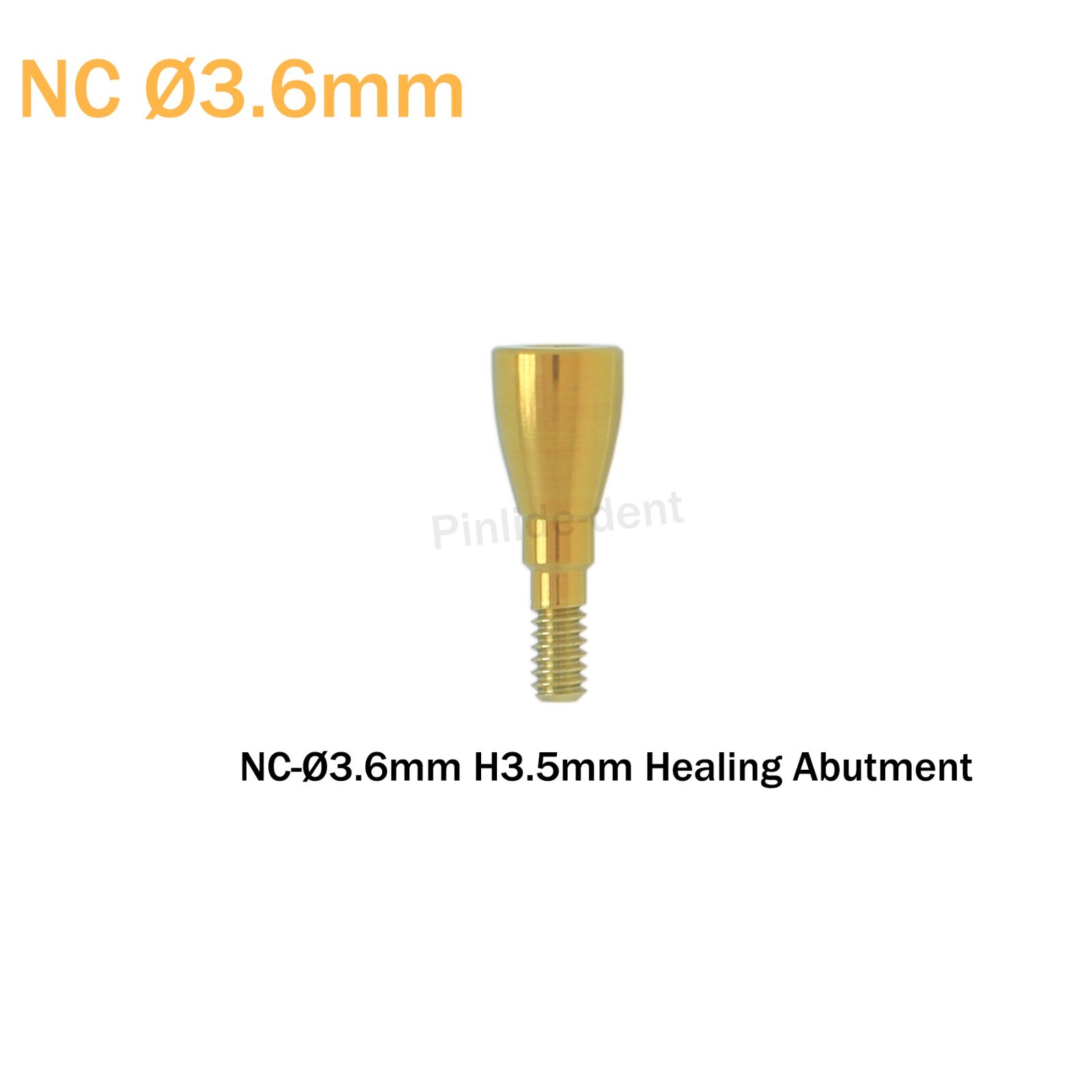 Dental Healing Abutment NC Ø3.6/4.8mm Dia Cover Screw fits ITI Straumann BL/BLT