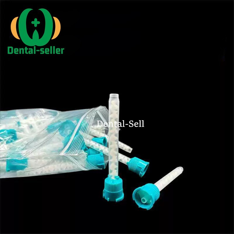 Dental Mixing Tips 1:1 Ratio 6.8cm Green Short For Impression Heavy body Materia