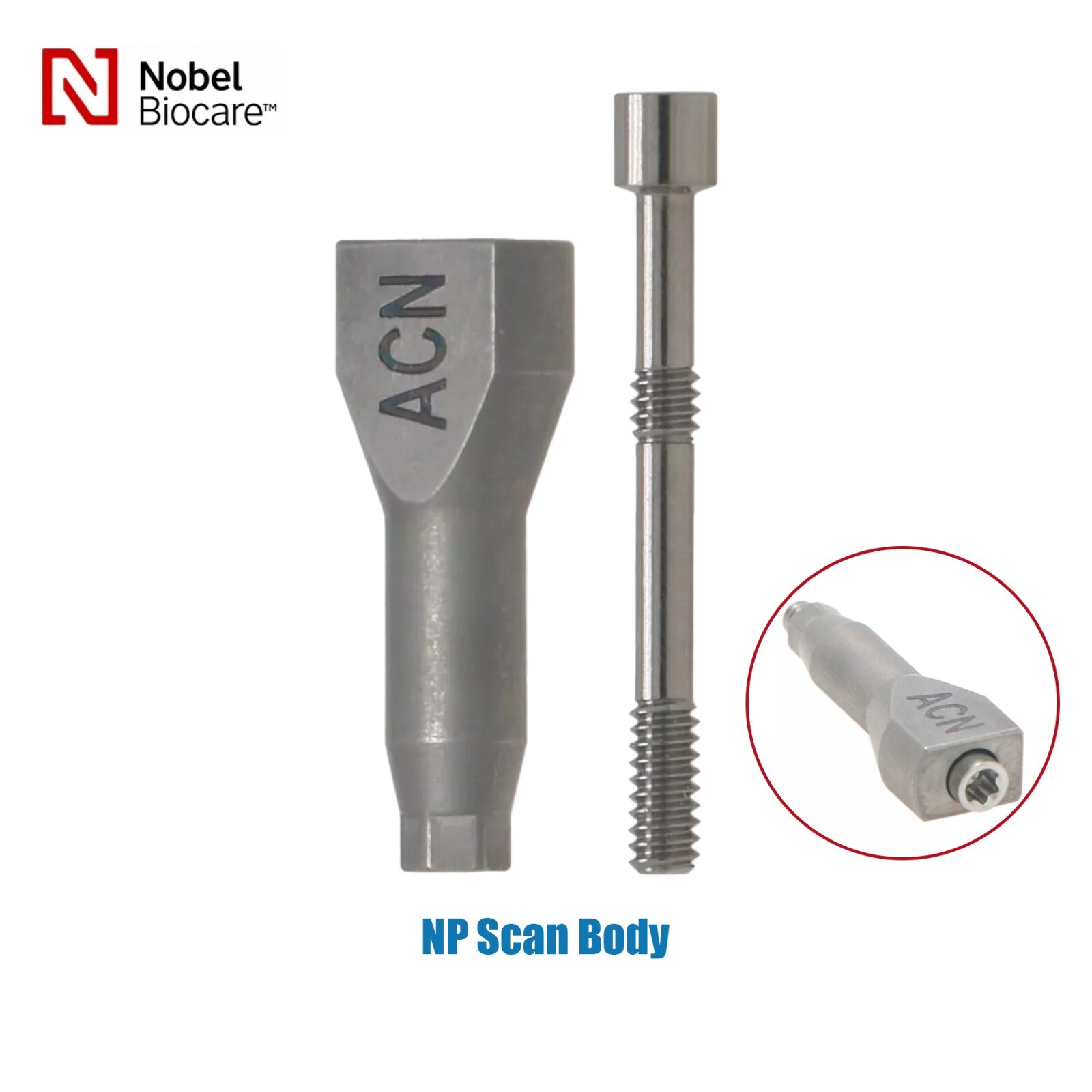 US Nobel Biocare Locator/Healing Abutment NP/RP Retention Caps Inserts Scanbody