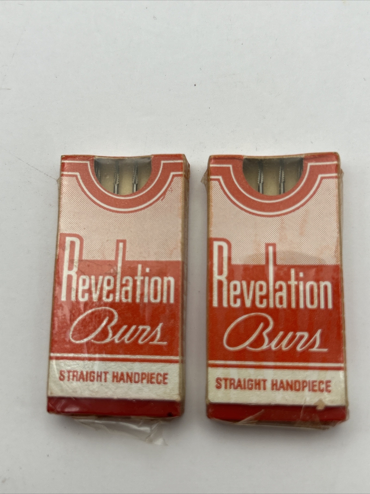 2 Packs Revelation Burs Straight Handpiece No. 701 Packs of 6 Sealed