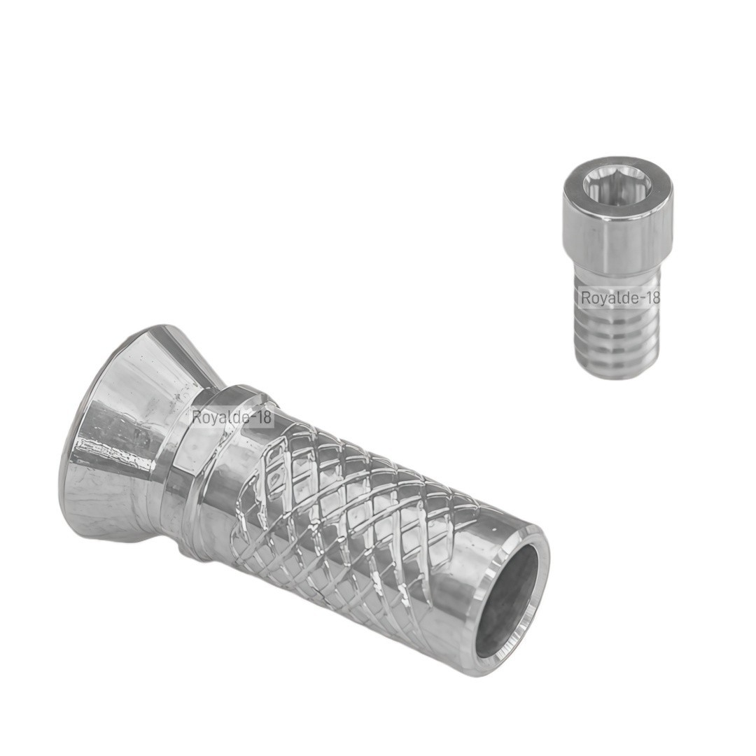 Titanium Temporary Cylinder Ti MU Sleeve Multi Unit ∅5.0mm Abutment Fit OSS