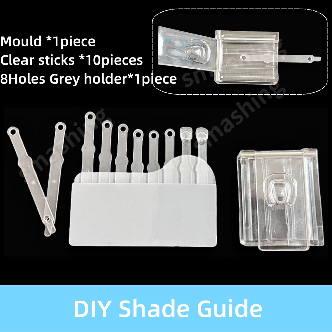 Dental DIY MINI Shade Guide Mould Make Your Own Custom Shade Tabs Composite VITA