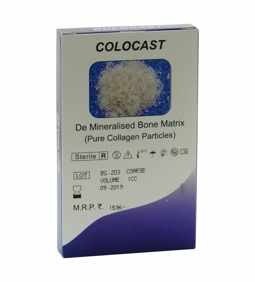 10 Pack Cologenesis Colocast De Miner alized Graft 1CC, Pure Colla gen Particles