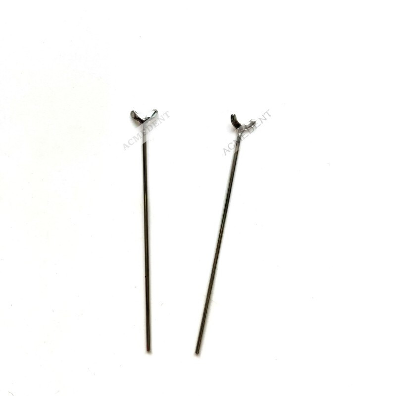 50-Pcs Dental Ball Retainer J Clasp 0.8 Ortho Oblique Clasps Y-Type Scheu Style
