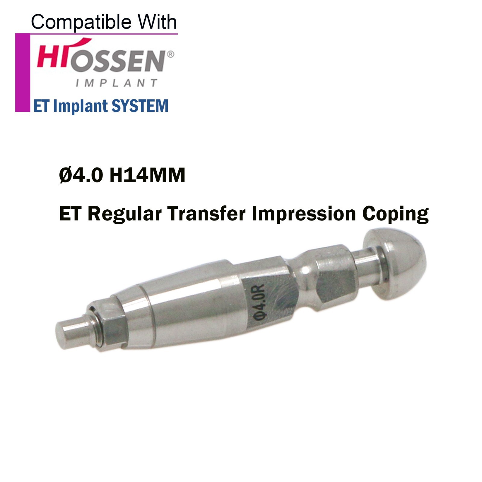 US Dental Hiossen Osstem M/R Transfer lmpression Coping Open/Closed Tray Analog