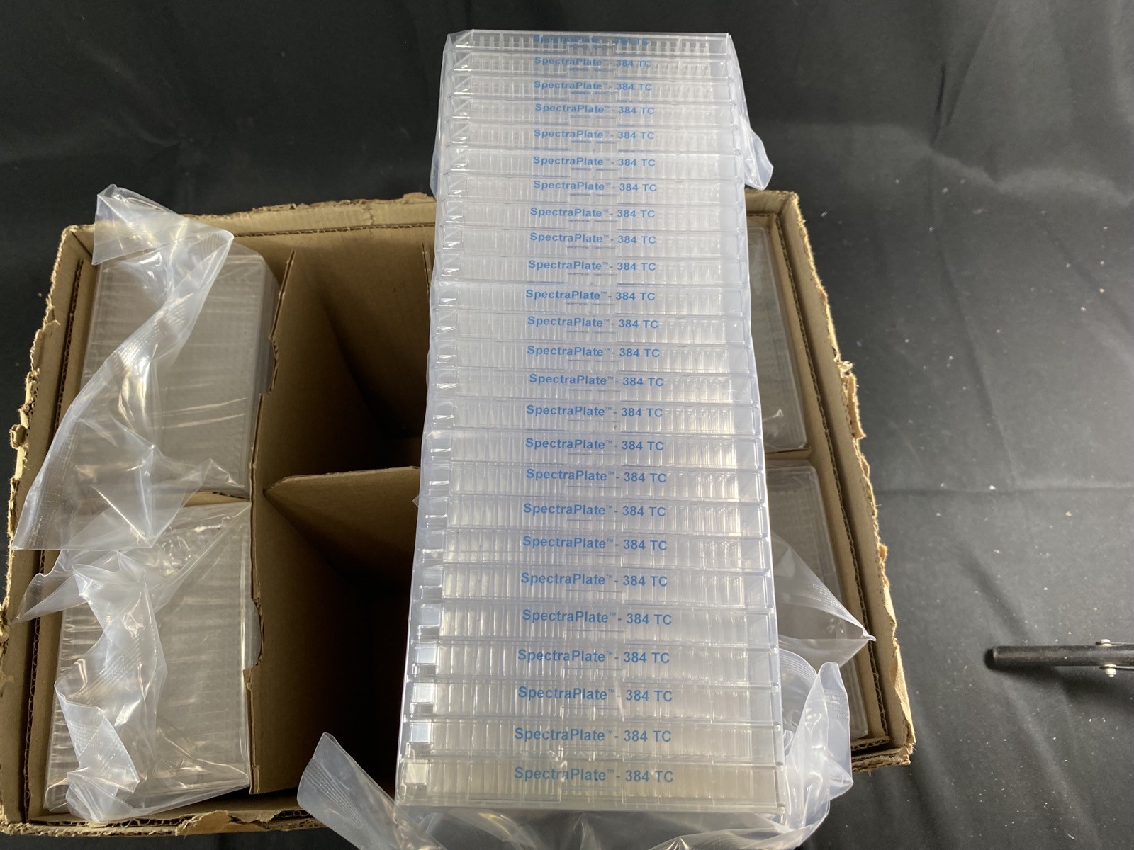 PERKIN ELMER SpectraPlate Sterile PS TC 384-Well Microplates #6007659 (175/Case)