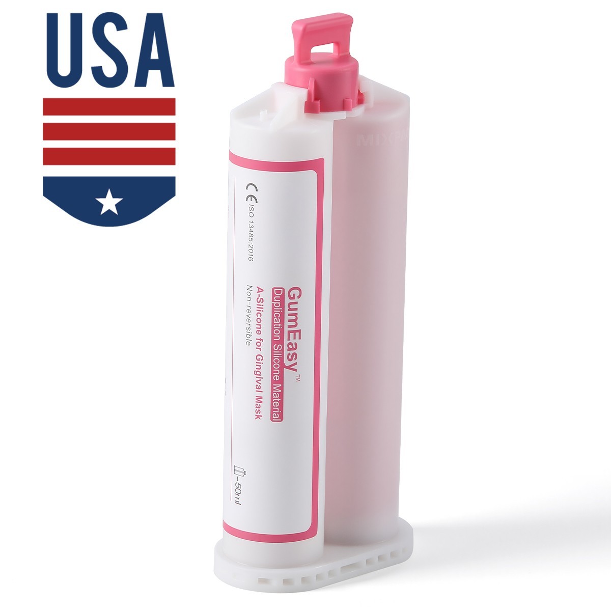 Dental Automix Flexible A-Silicone for Gingival Masks Duplication Silicone