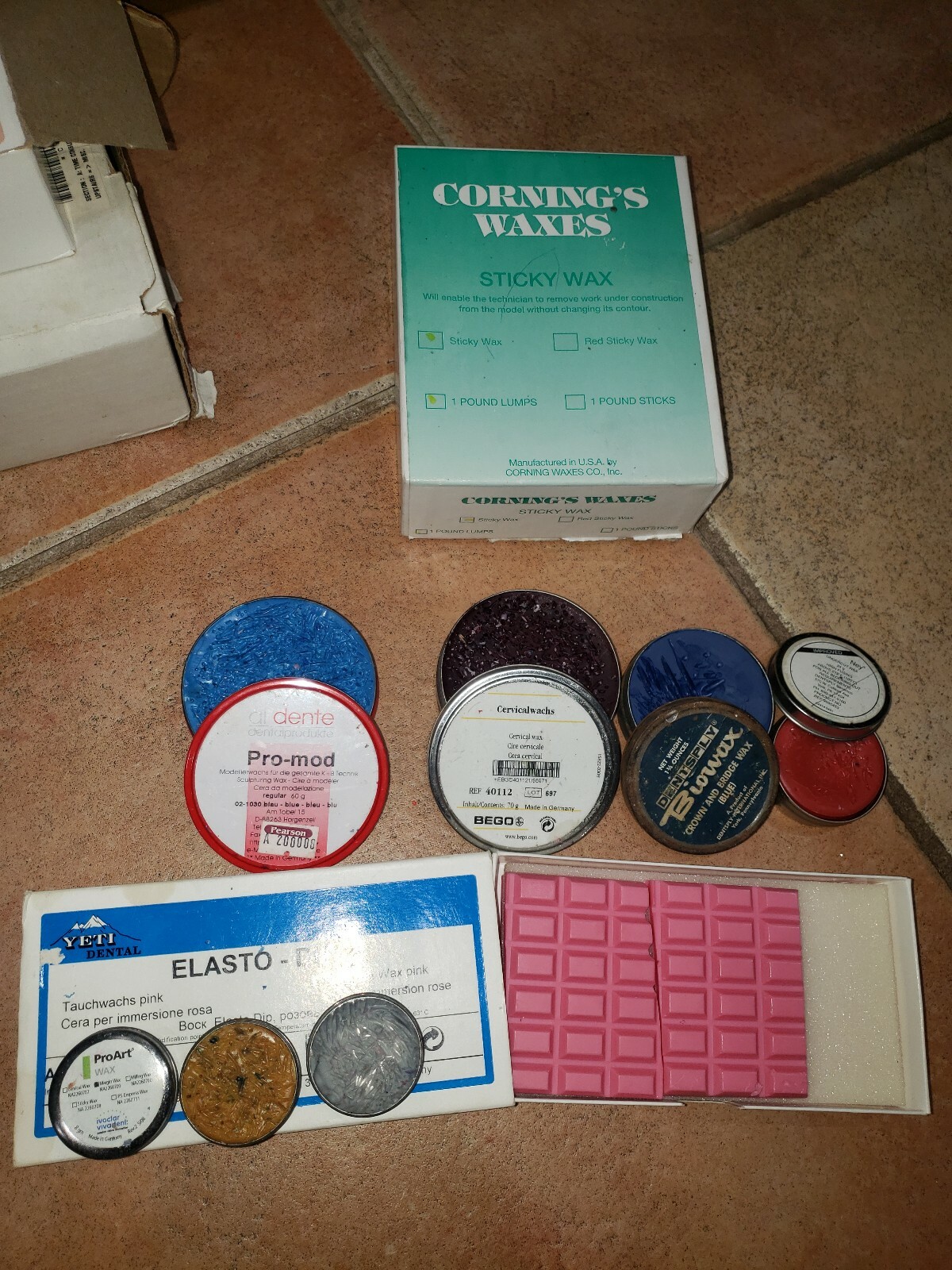 BEGO cervicalwax Yeti dip wax, modelling wax pattern , Inlay , onlay crown,