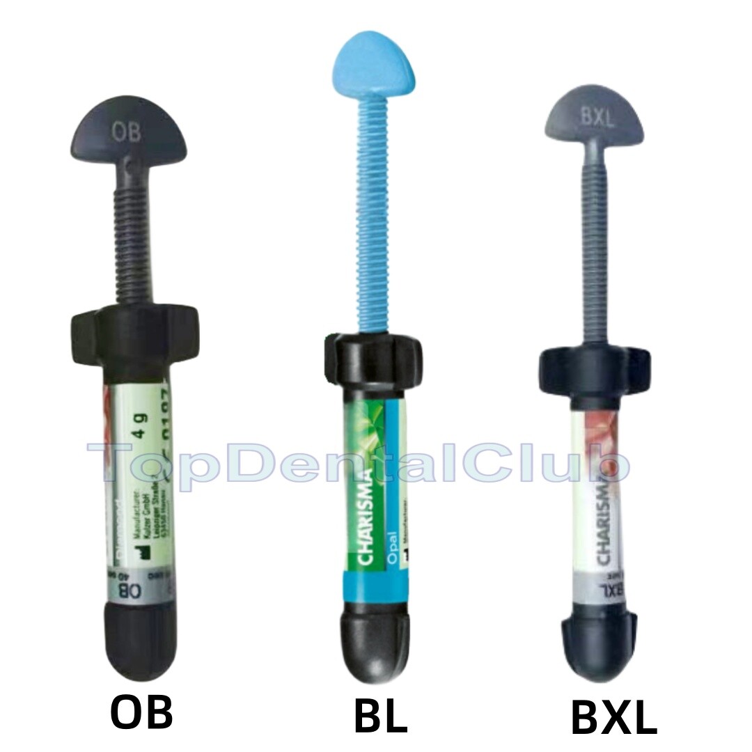 Dental Charisma Composite Syringe Light Cure Resin Tooth Filling Material