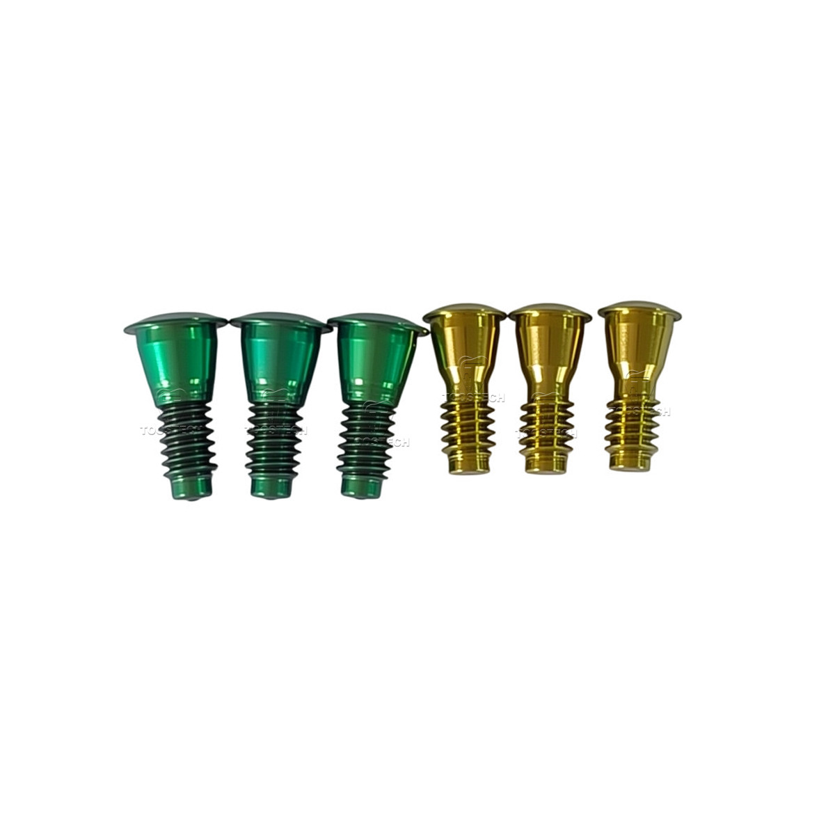 10Pcs Titanium cover screw compatible Hiossen Osstem TS Platform Regular Mini