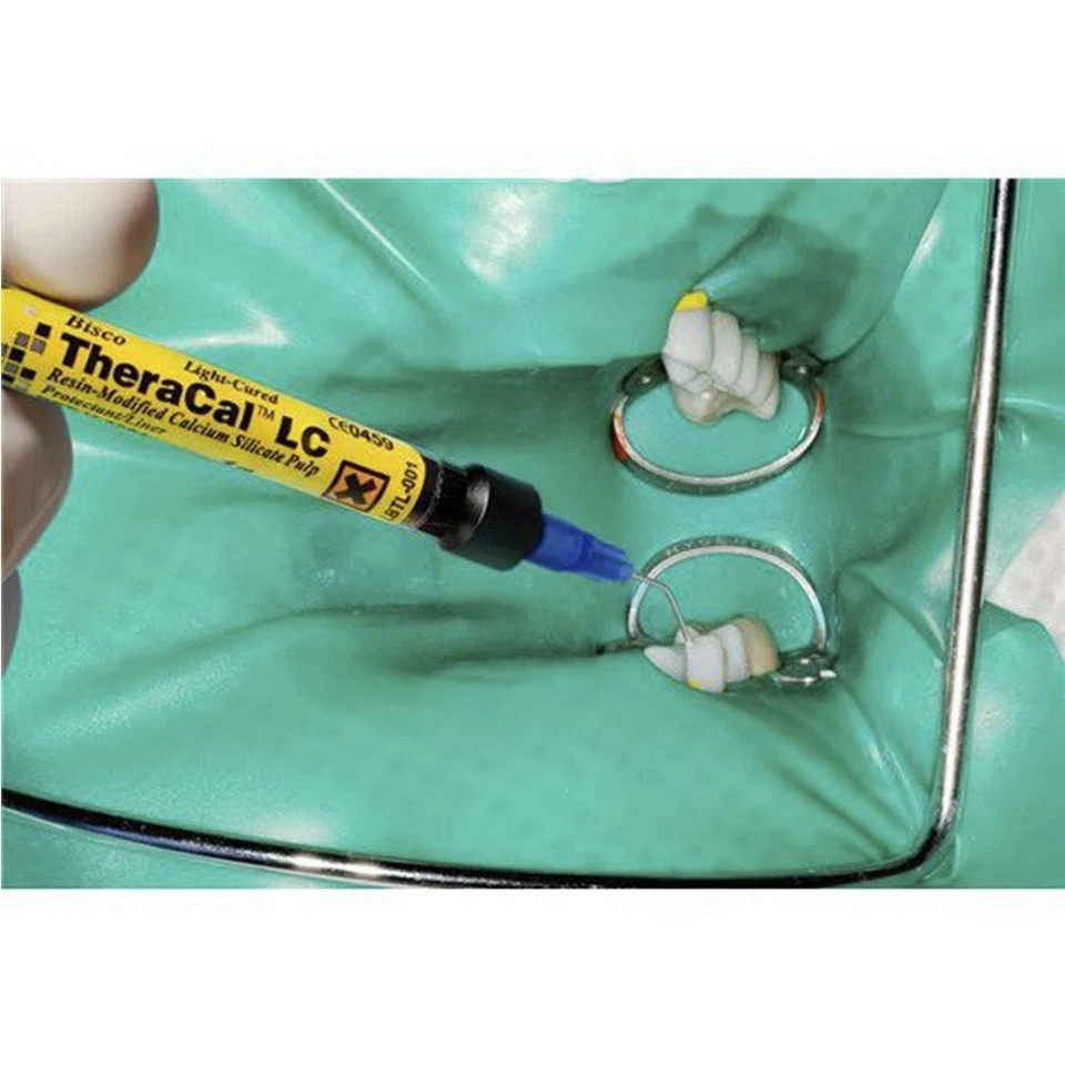 2 x Dental THERACAL LC Light Calcium Silicat Cavity Liner 1gCure Resin Modified