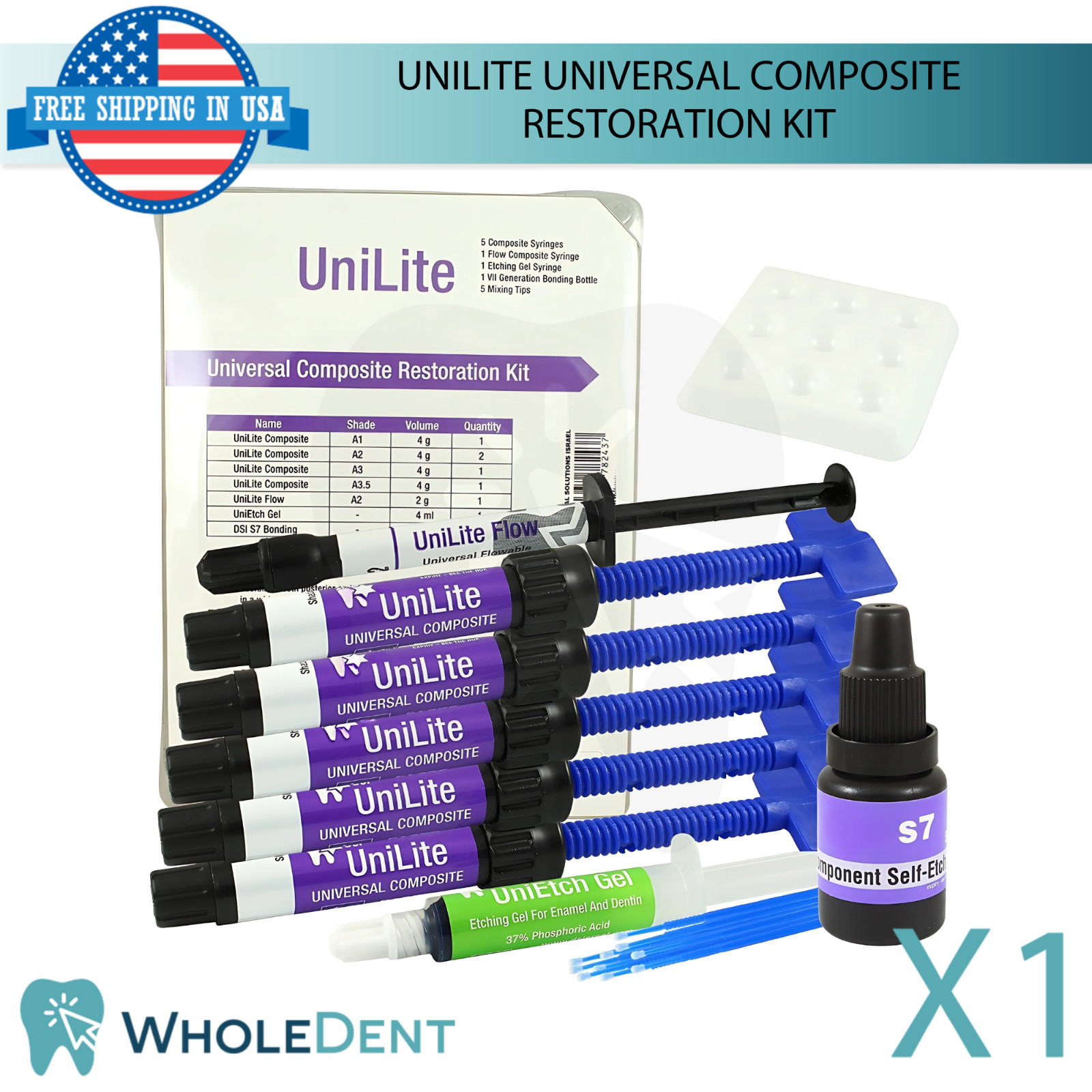 UniLite Hybrid Universal Comp0site Restoration Kit Dental Filling Materials