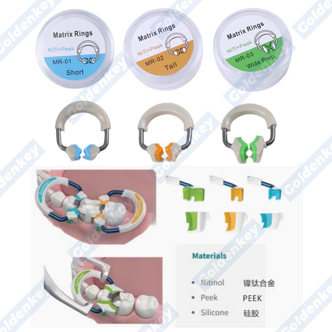 Dental Sectional Matrix Ring Matrice Bands Clamp Ring Fit Garrison Palodent V3