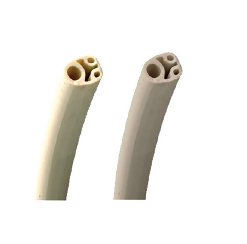 x6 Beaverstate 115-119 3-hole asepsis handpiece tubing, coiled gray 7’
