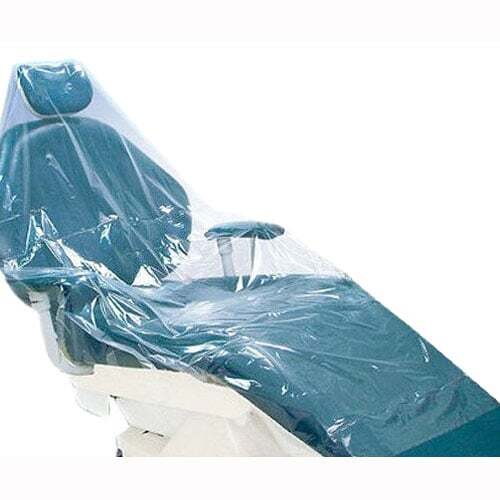Pac-Dent 111SG Armor Slip & Grip Full Chair Sleeves Clear Plastic 48″X56″ 150/Pk