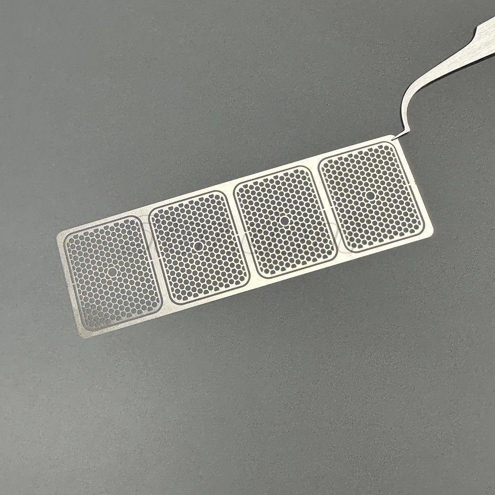 Dental Fixture Titanium Barrier Membrane Mesh Plates GBR Flexible Safety 2in1
