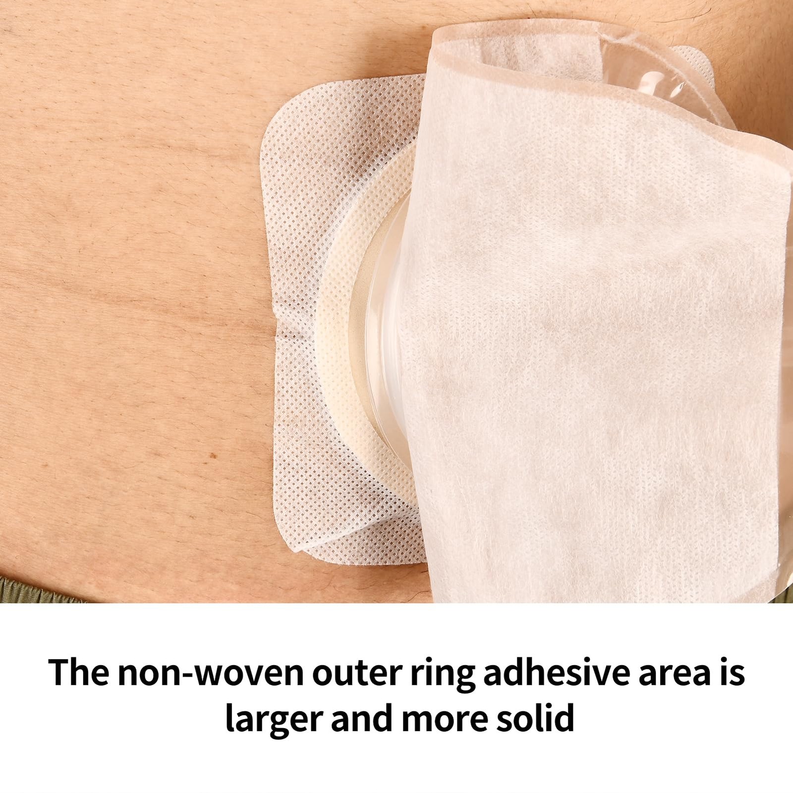 21 PCS Colostomy Bags,Ostomy Supplies, Two Piece Drainable Ostomy 57mm, Beige