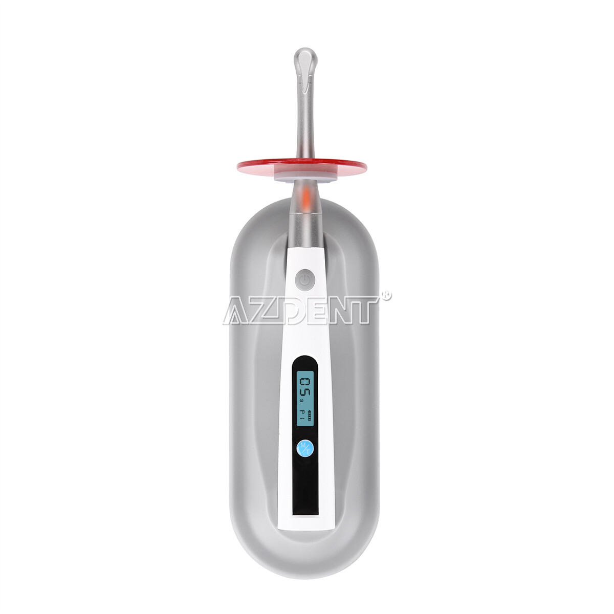 AZDENT Dental Wireless LED Curing Light 1 Second Cure Lamp Metal Head