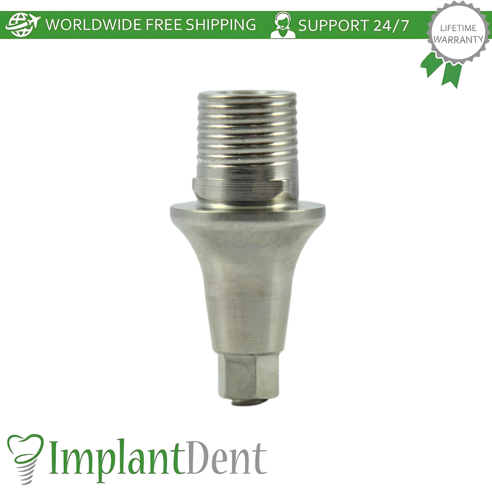 X10 Dental Prosthetic Ø5.5mm Diameter Titanium Base Neodent GM Compatible