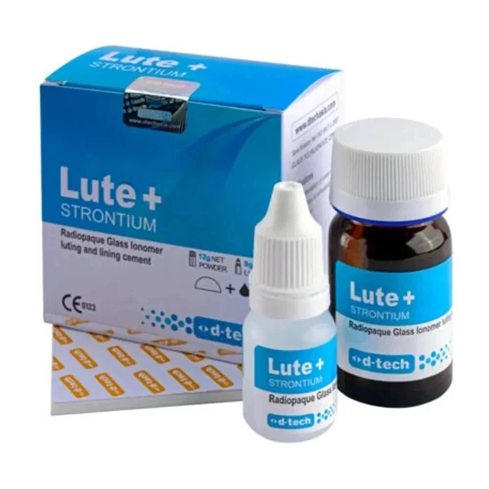 D-Tech Lute Plus Strontium based Glass Ionomer Luting Cement Free II Ship