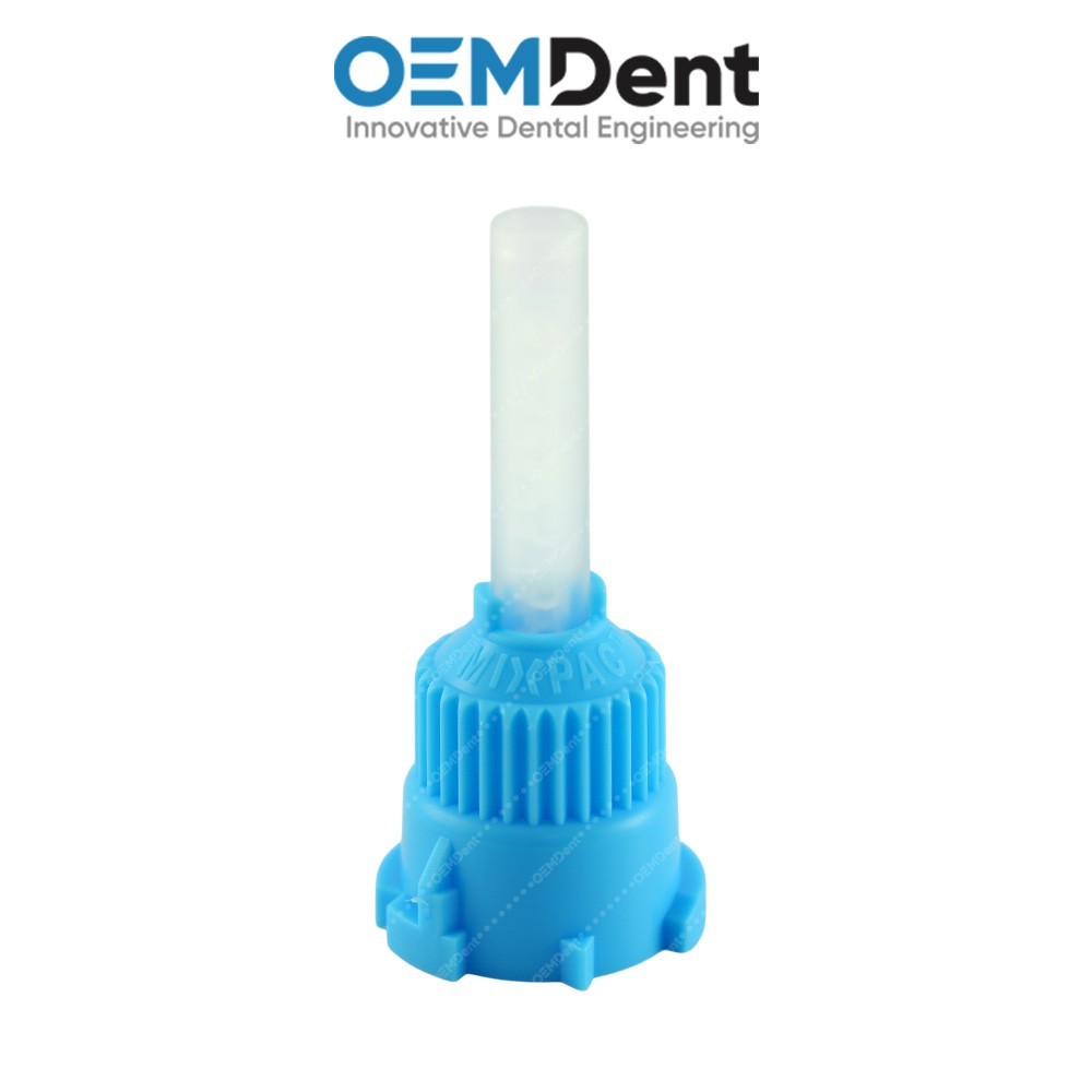Dental Medmix MIXPAC™ Light Blue T-Mixer™ Mixing Tips D Outlet, Restorative
